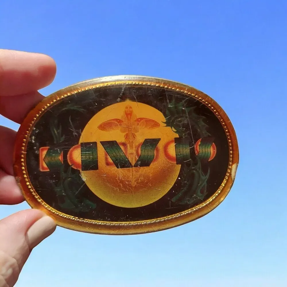 Vintage Kansas Collectible Belt Buckle Missing Bar 1977